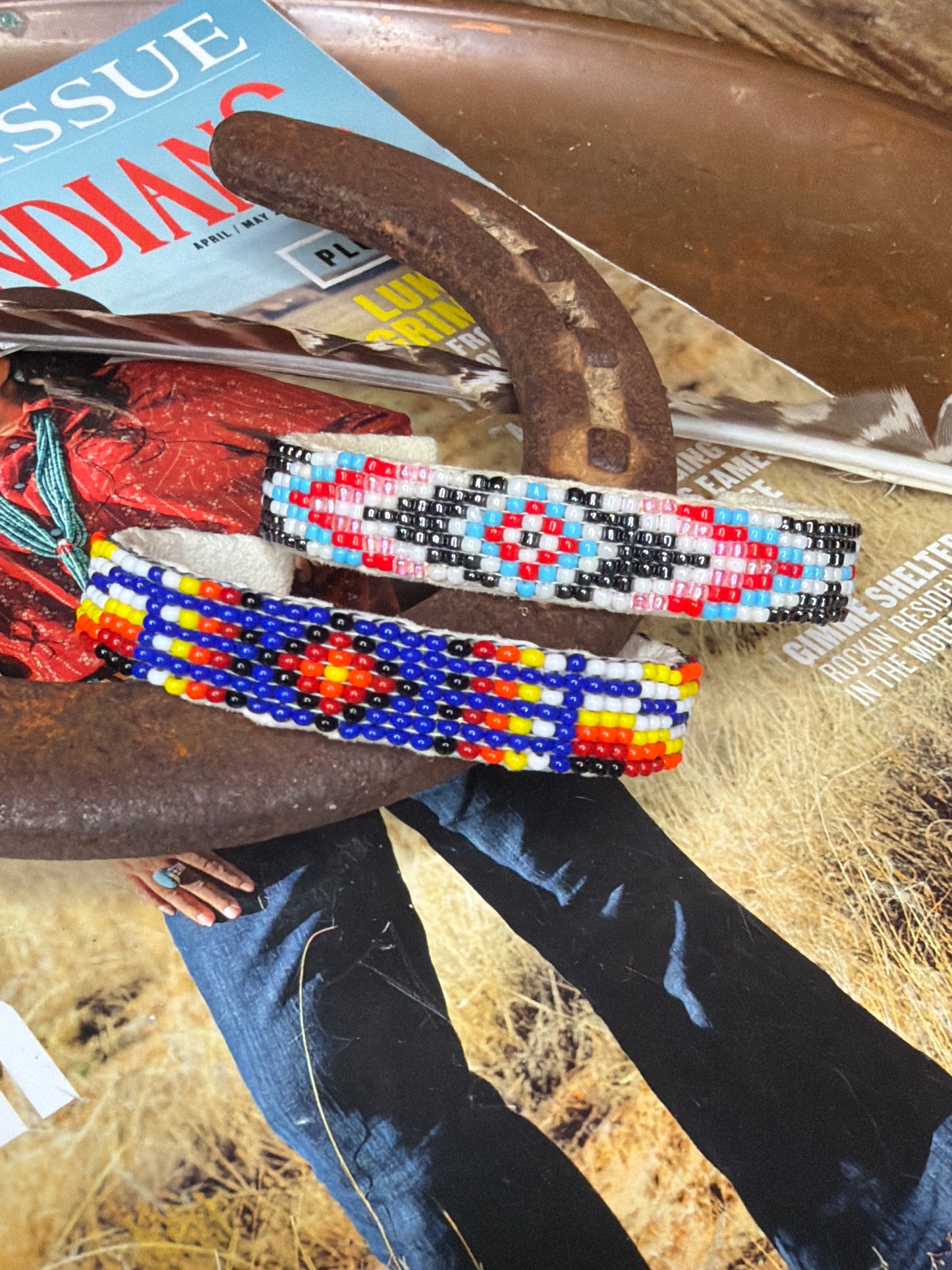 Laura’s Beaded Cuffs