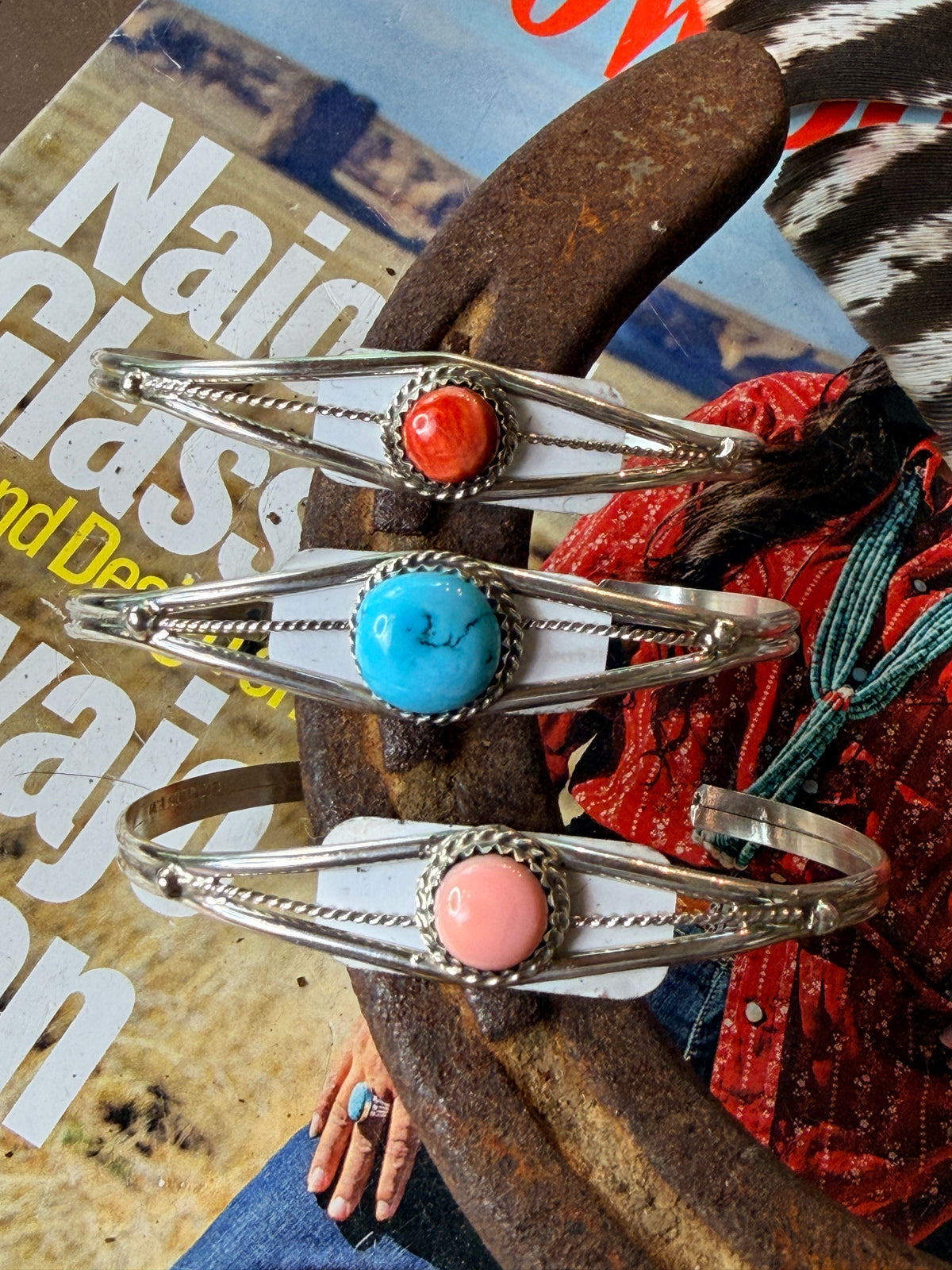Navajo Handmade Cuff by Esther White