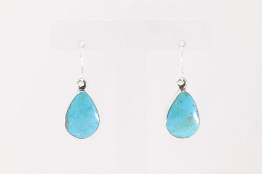Kingman Teardrop Turquoise Earrings by Sadie Jim