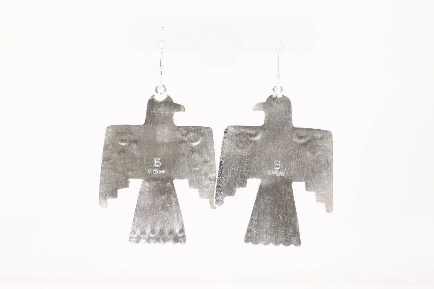 Thunderbird Earrings by Navajo artist Jeremy Delgarito