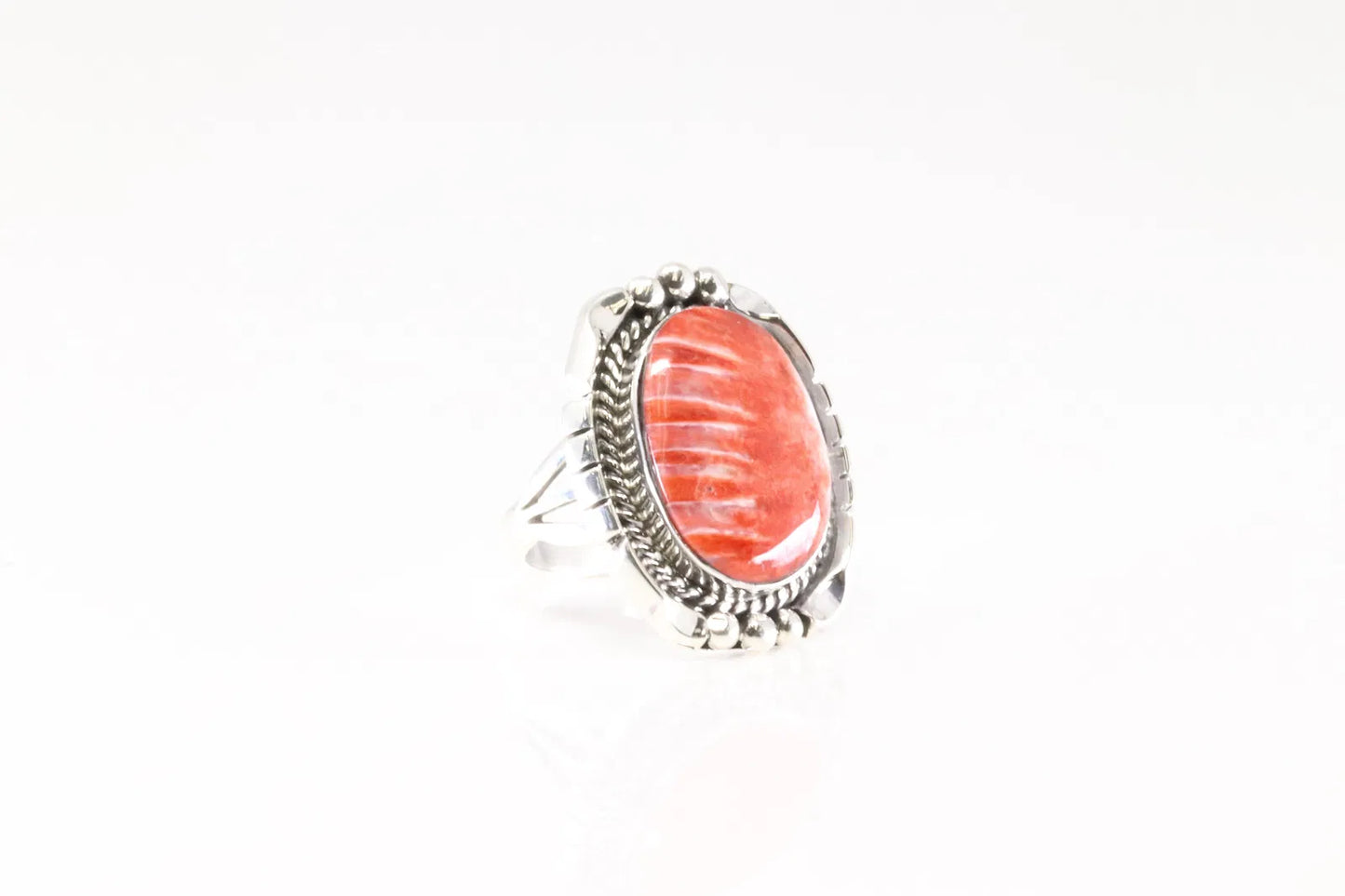 Native Spiny Oyster Ring by Samuel Yellowhair