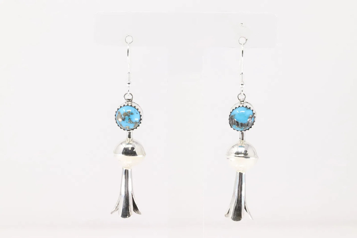 Turquoise Squash Blossom Earrings