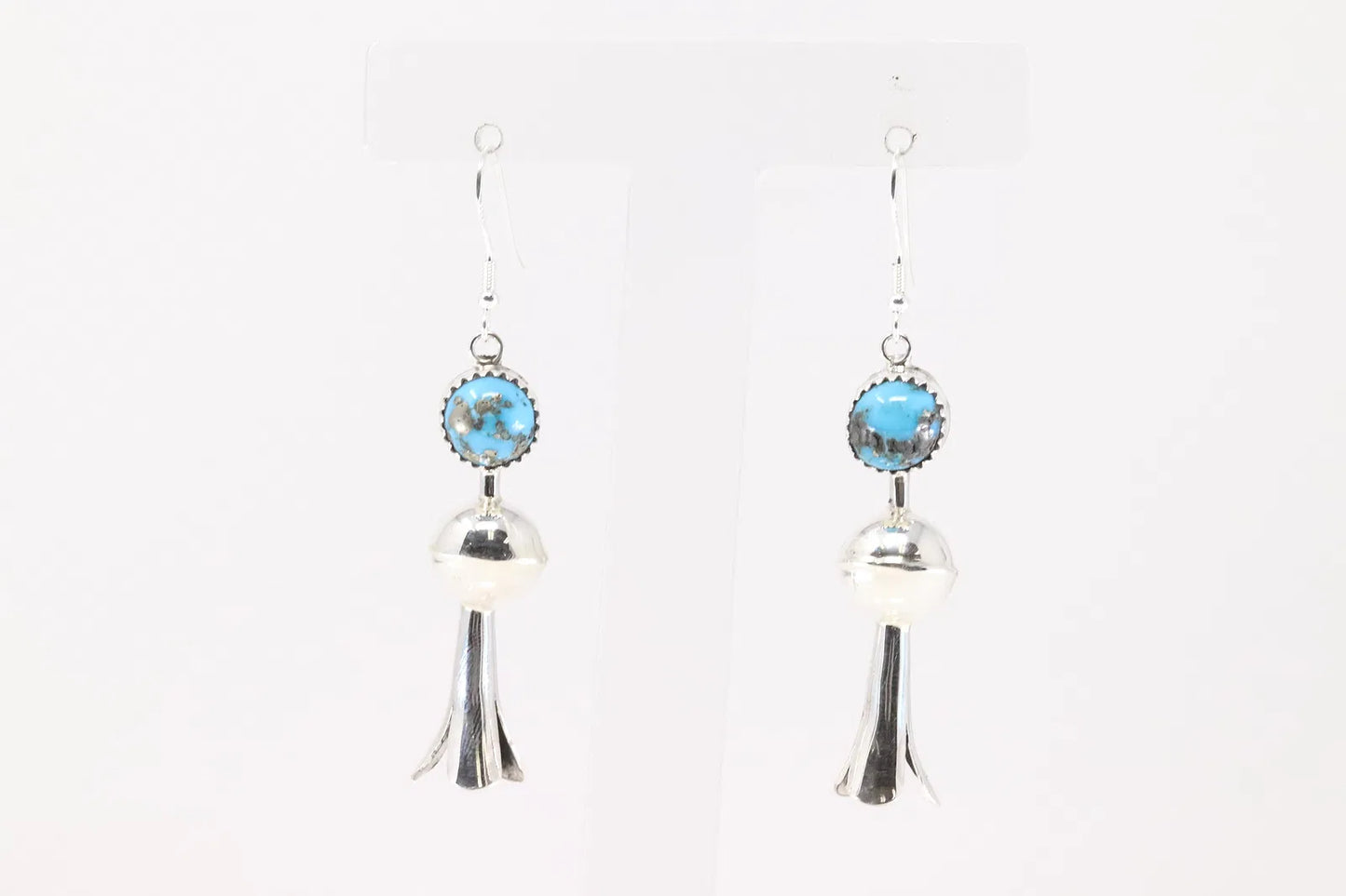 Turquoise Squash Blossom Earrings