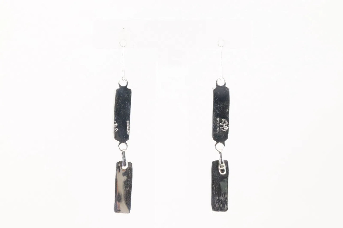 Beautiful Two Stone Turquoise Earrings by Tsosie