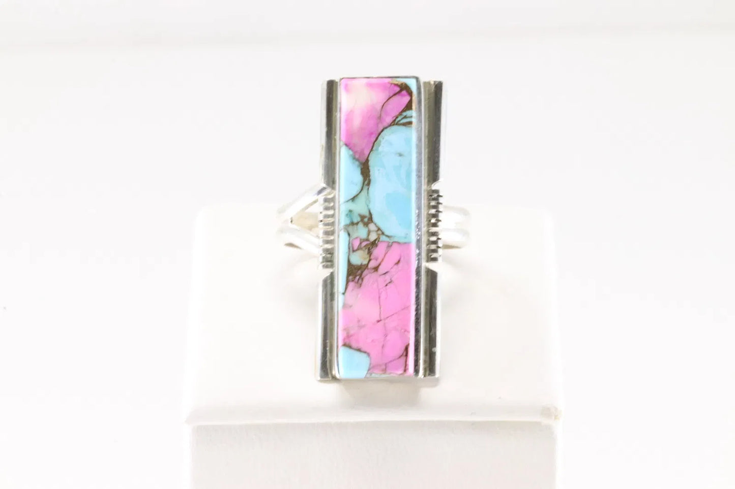 Cotton Candy  rectangle ring by Steve Francisco