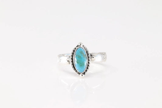 Native American artist Clarence Long Turquoise Ring