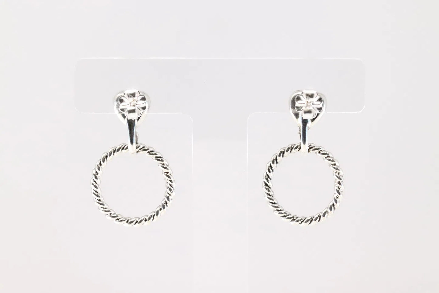 Native Made Heart And Hoop Post Earrings by Annette Martinez