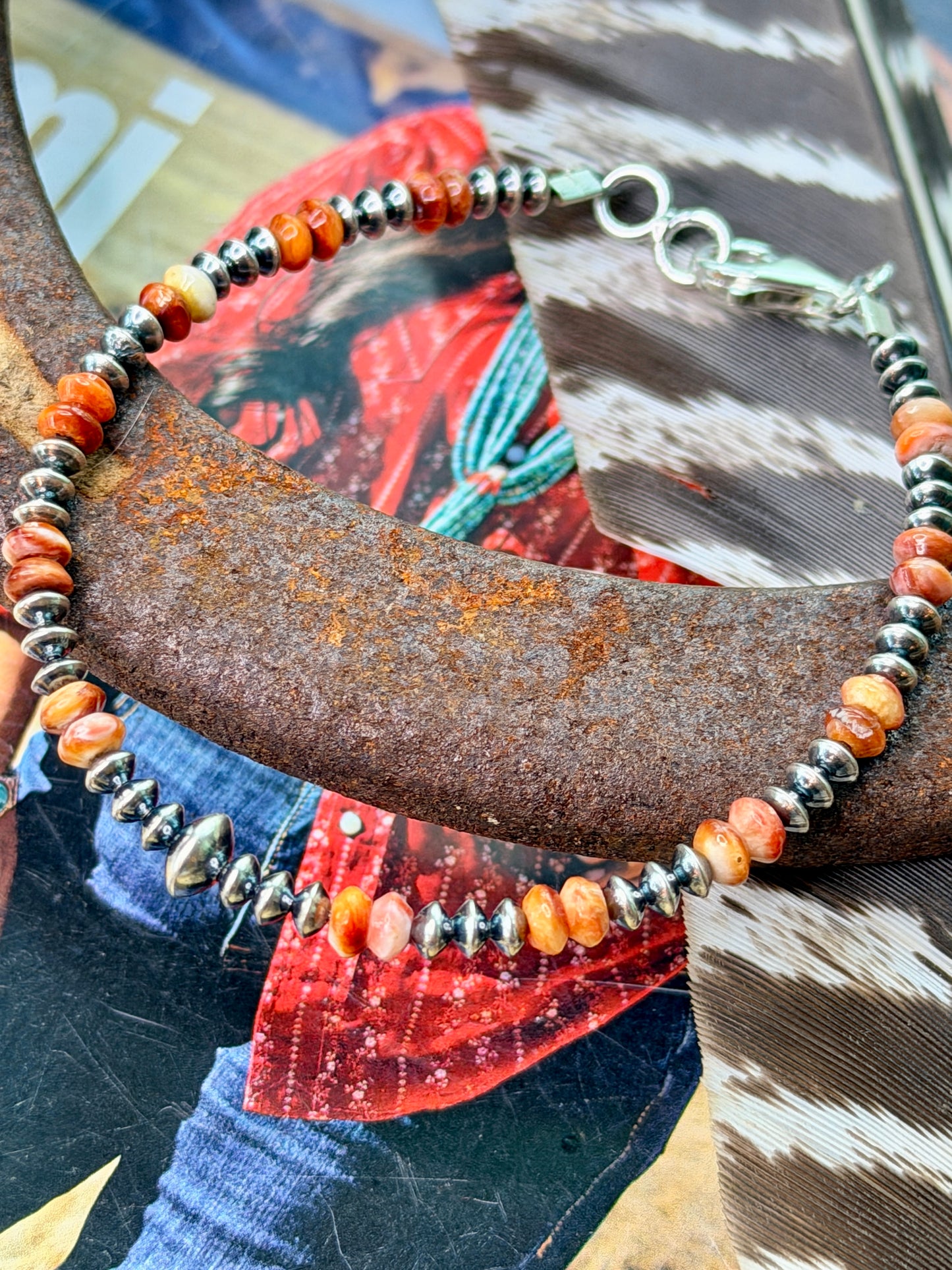 4mm Spiny & 6mm Saucer Bracelet