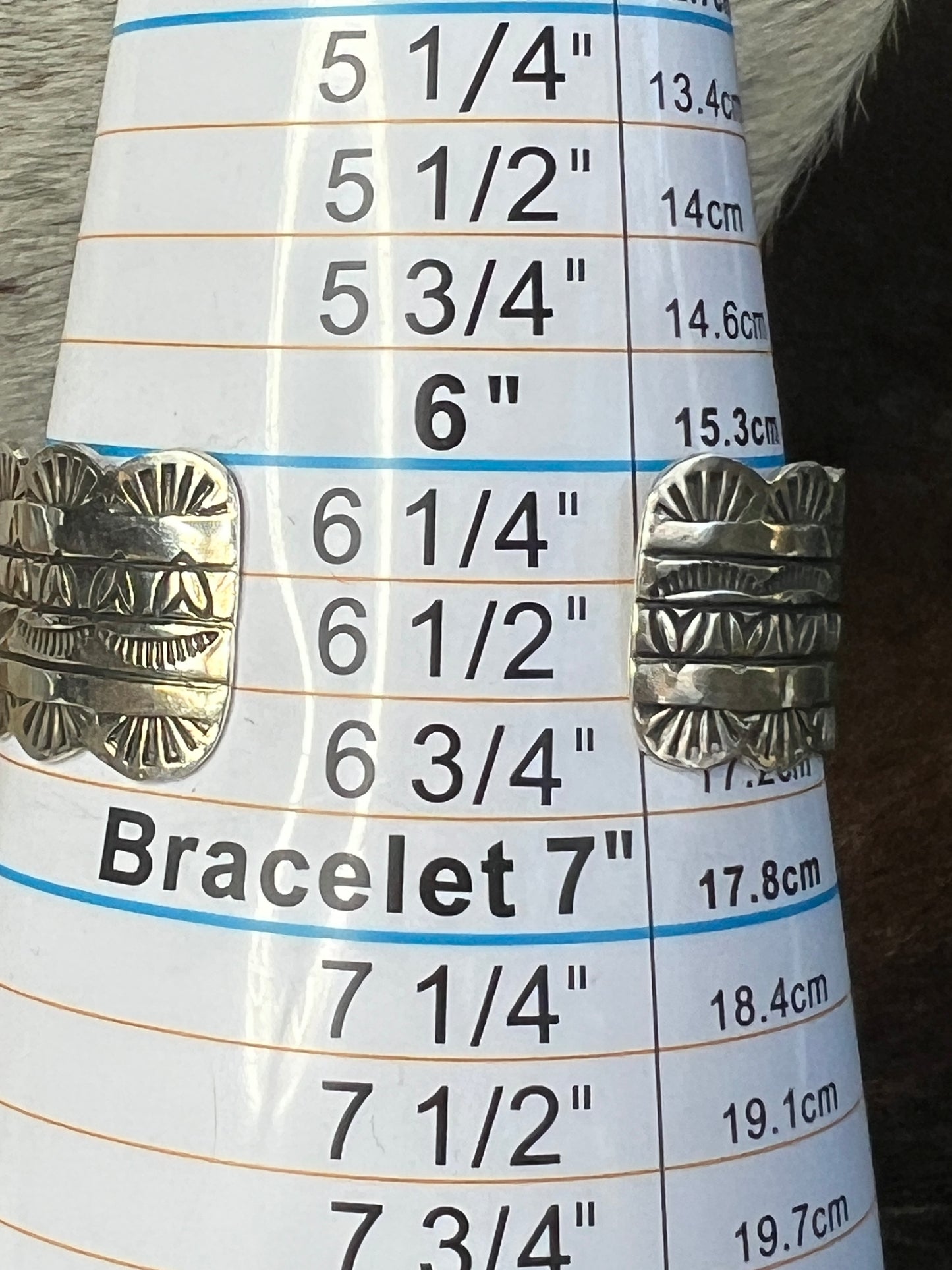Turquoise with Hearts, Scared Sunrise and detailed stamping cuff by Yazzie