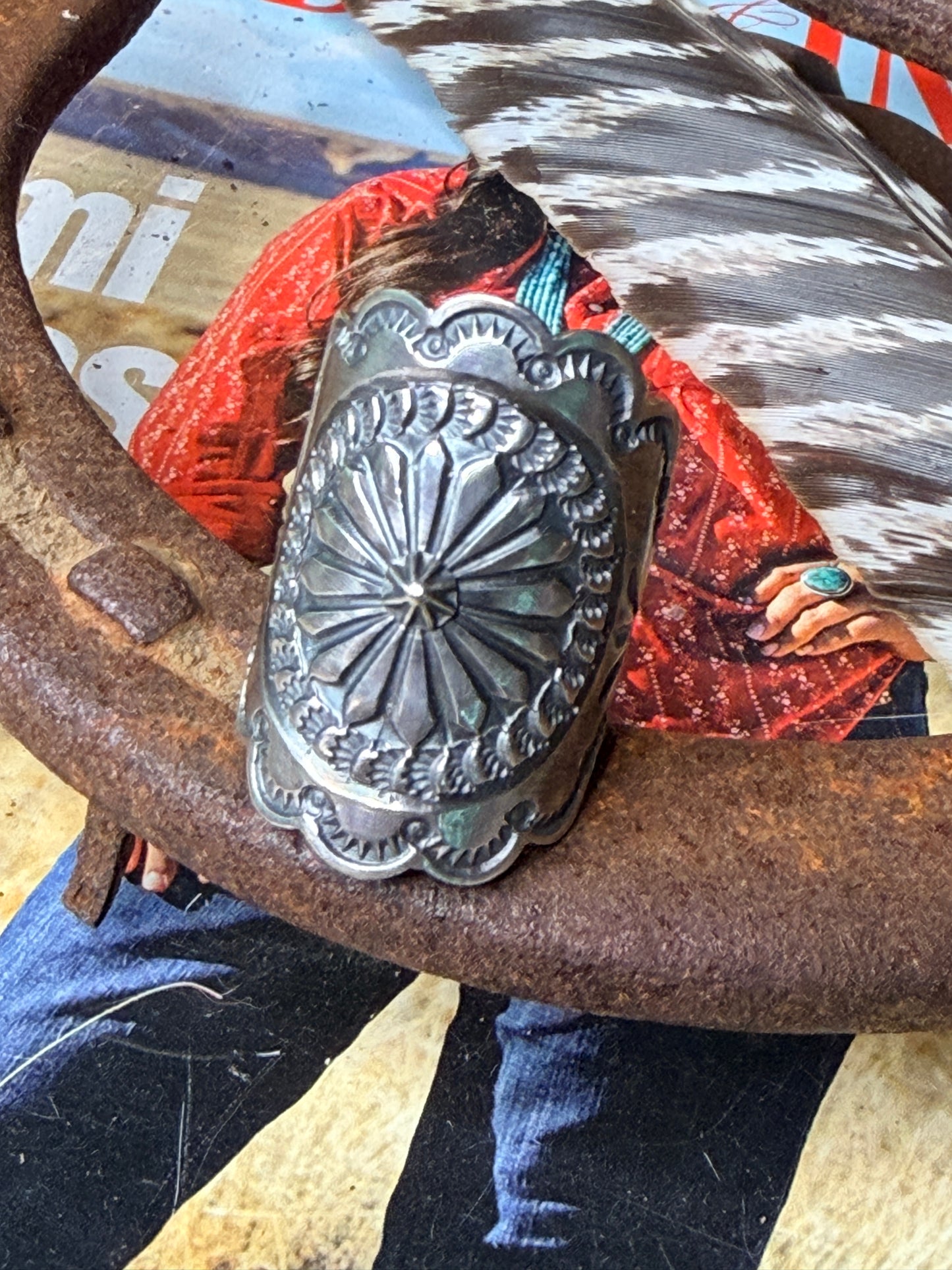Andy Cadman Concho Ring size 9