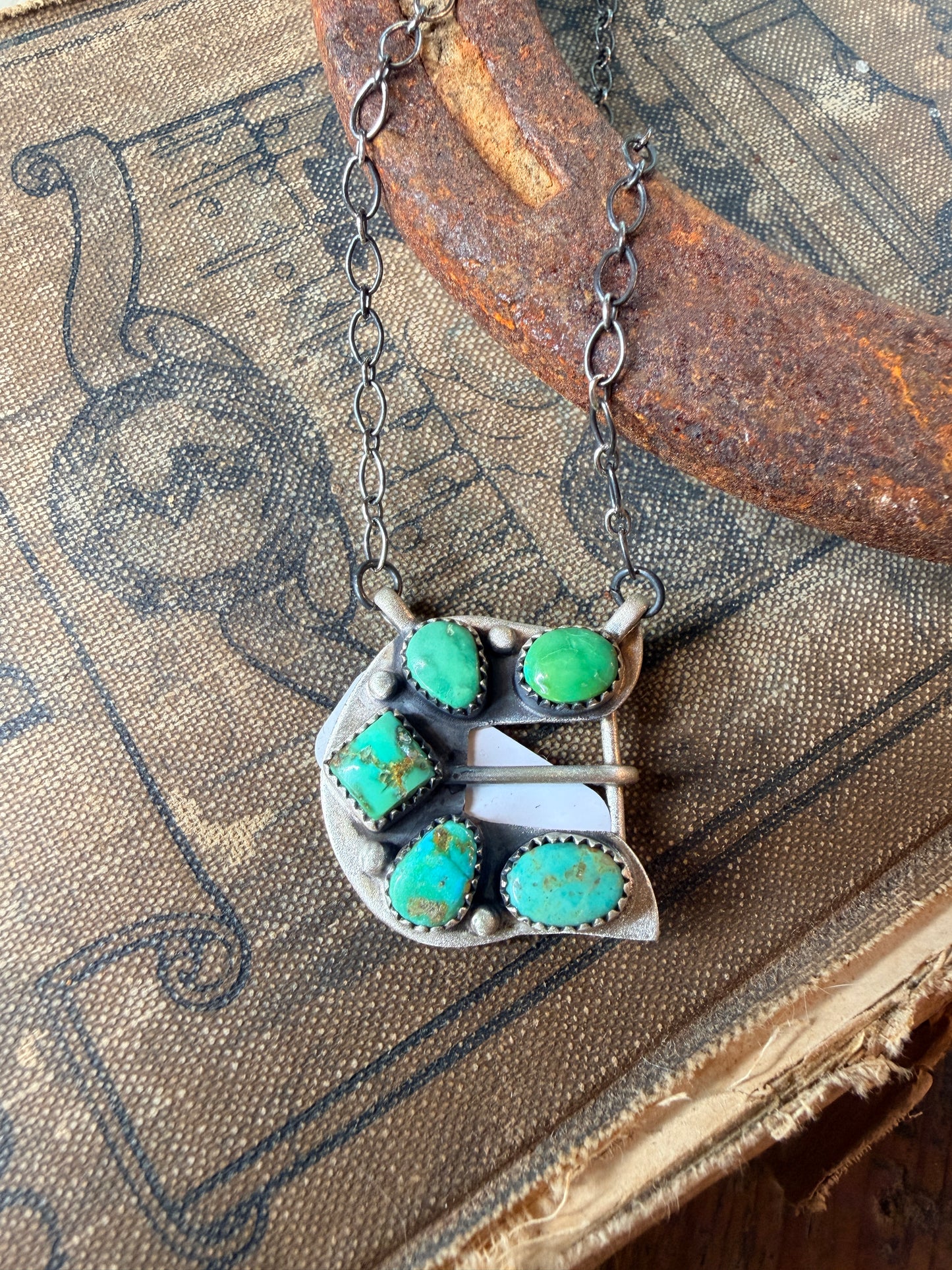 Sonoran Gold Buckle Necklace