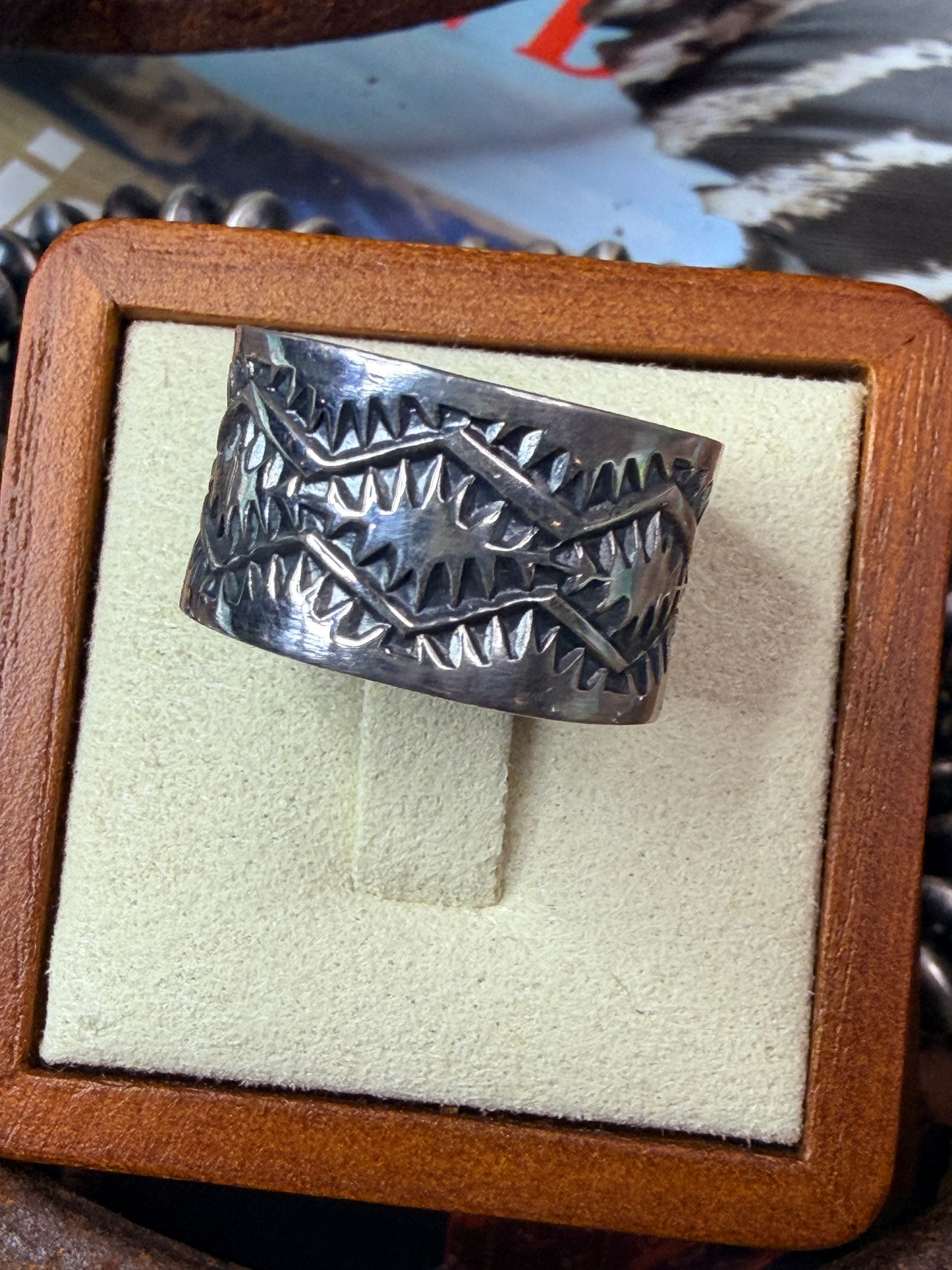 Sunshine Reeves Star Stamped Ring size 10