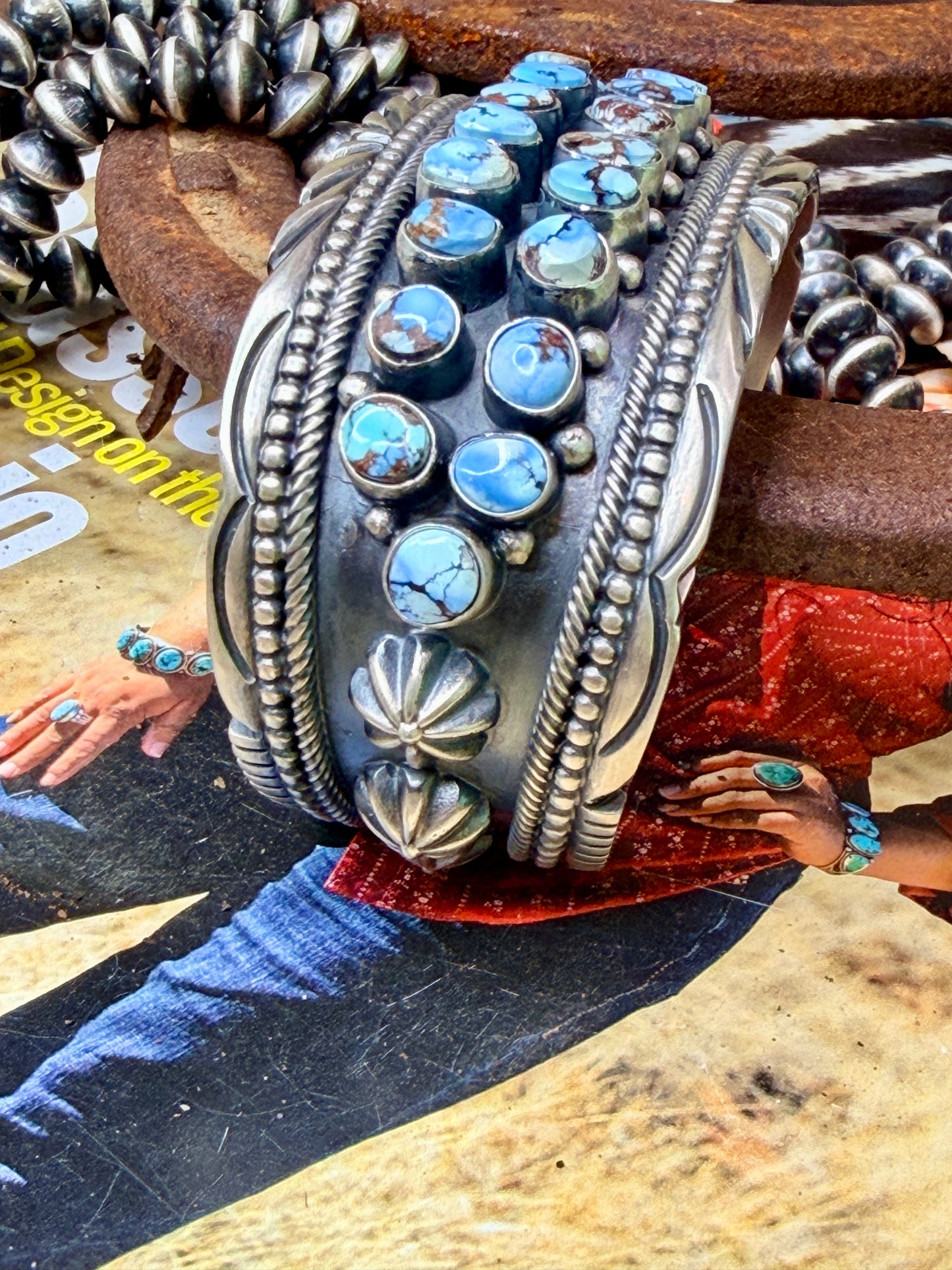 Mark Yazzie Golden Hills Cuff