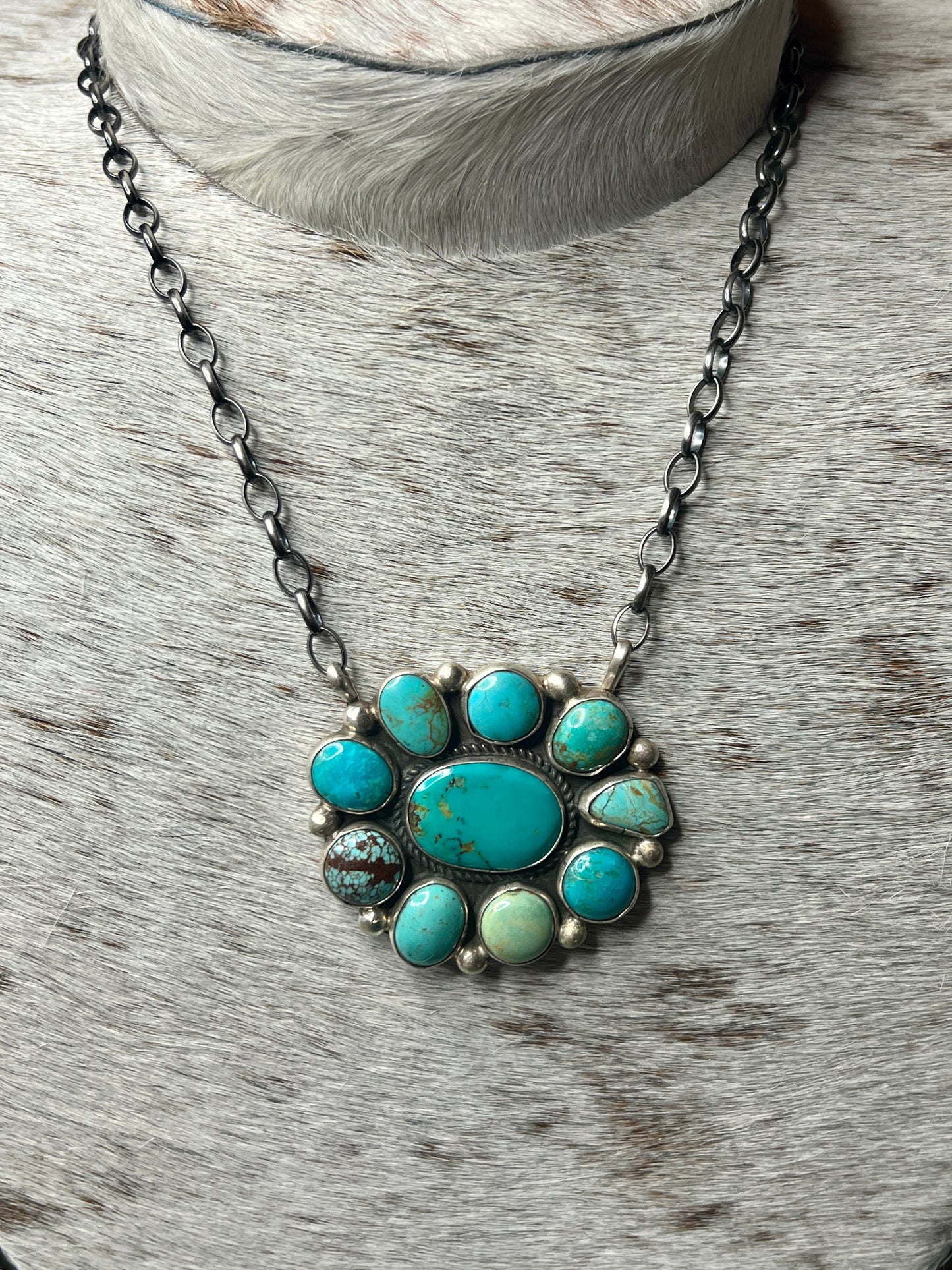 Geraldine James Large Cluster Necklace