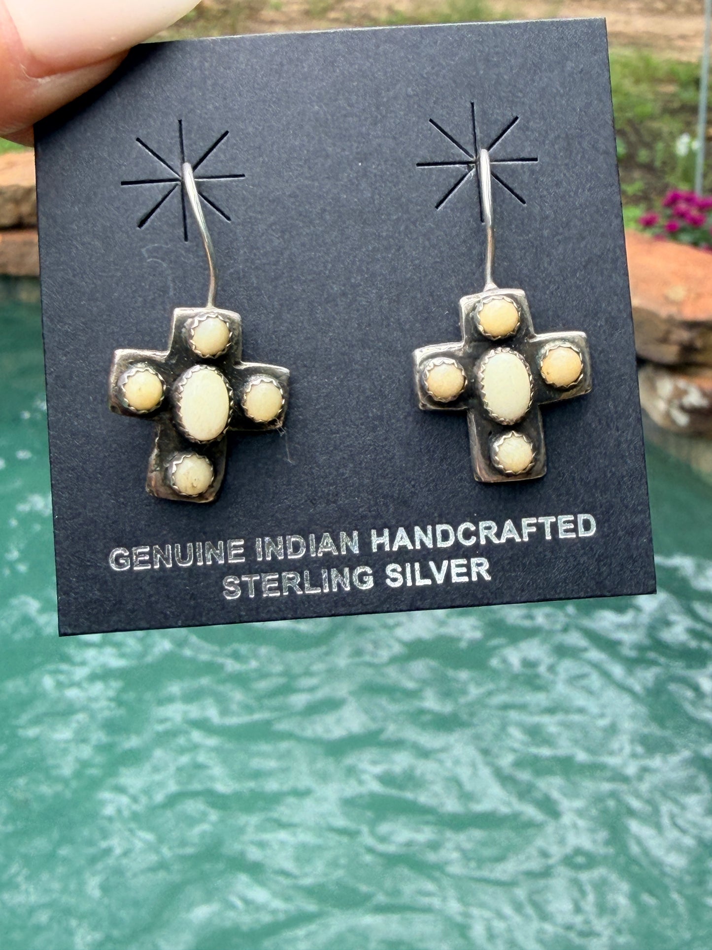 Sterling Silver Native American Earrings by Daslin