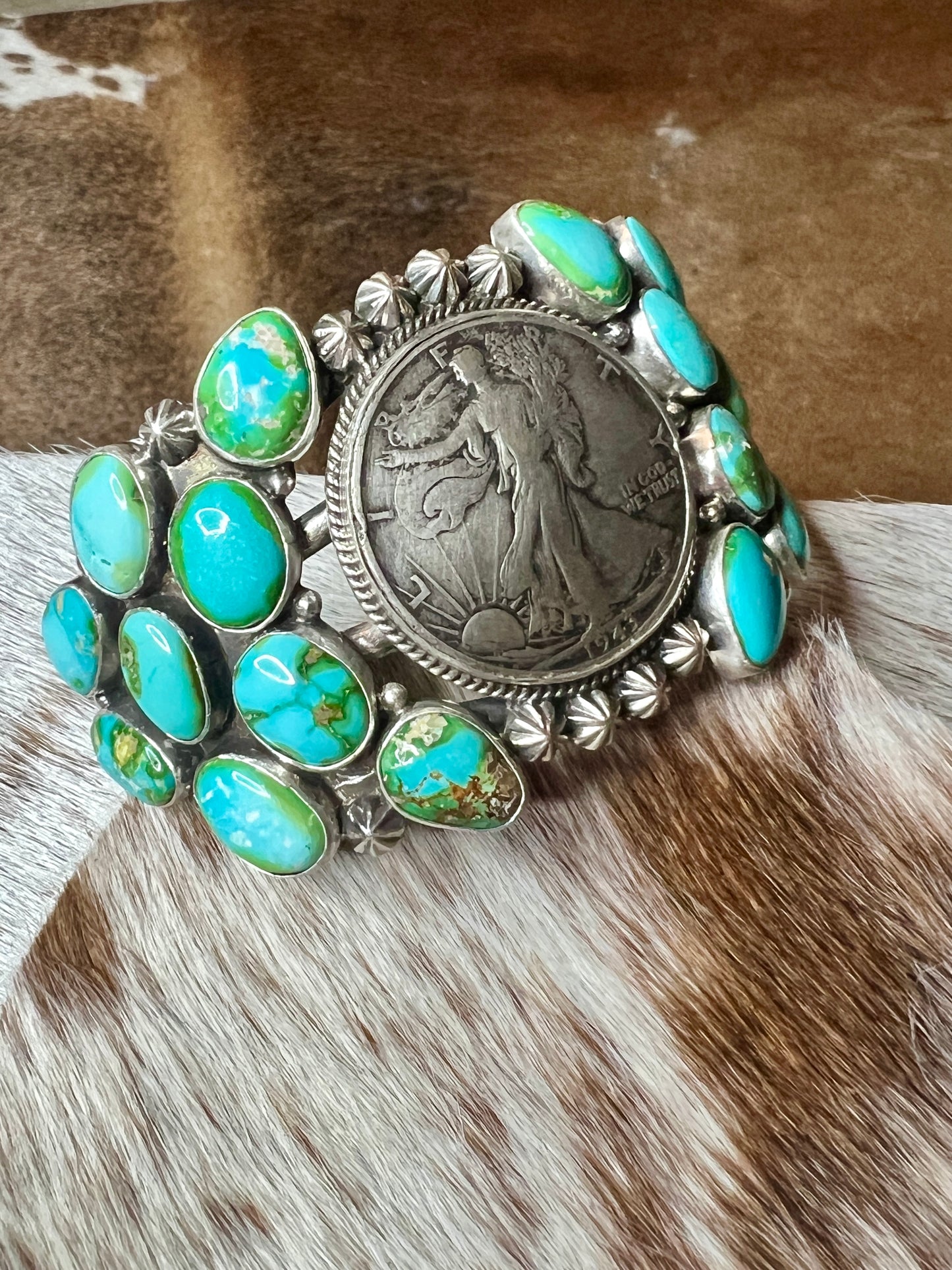 An Authentic True Heirloom Piece! Walking Liberty Sonoran Gold Cuff