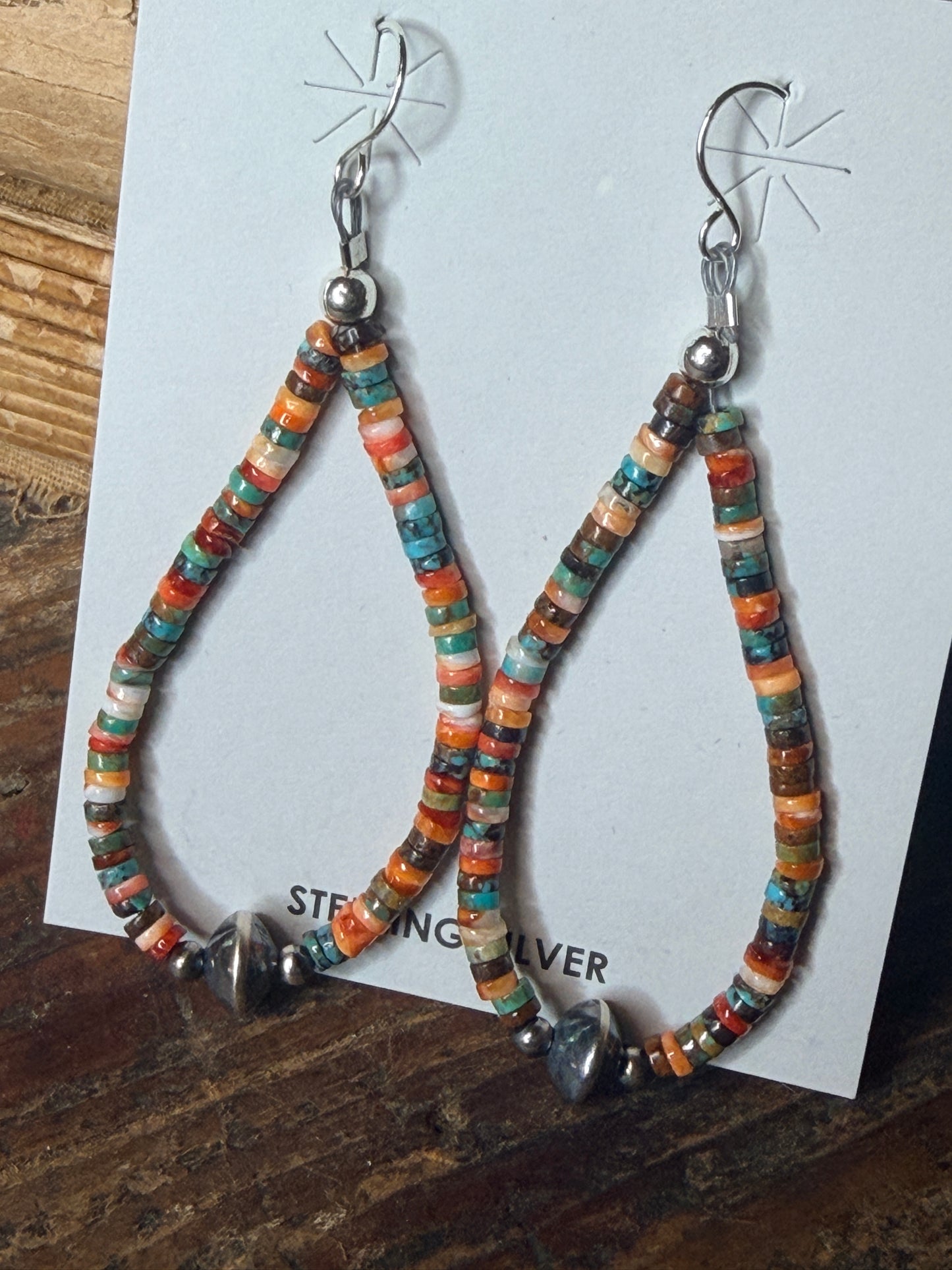 Navajo Handmade Spiny Earrings