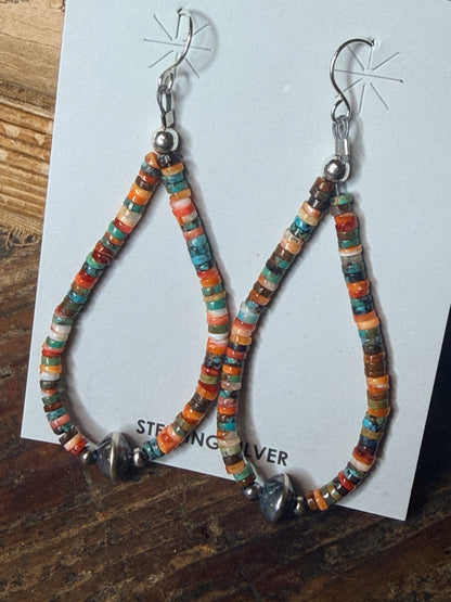 Navajo Handmade Spiny Earrings