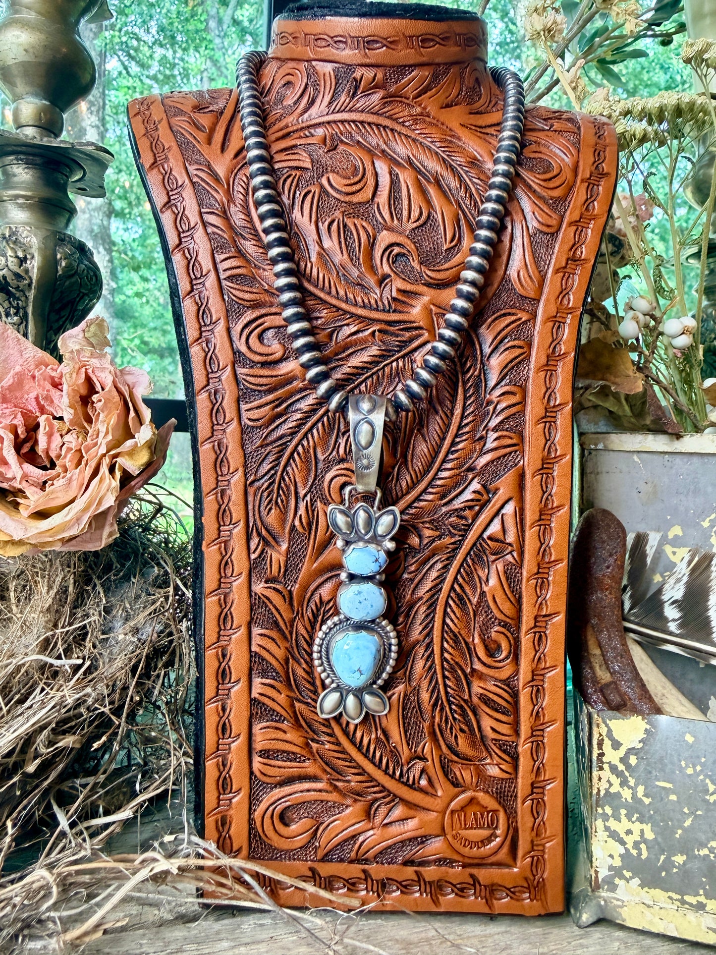 Native Made Golden Hills Pendant by Phillip Begay