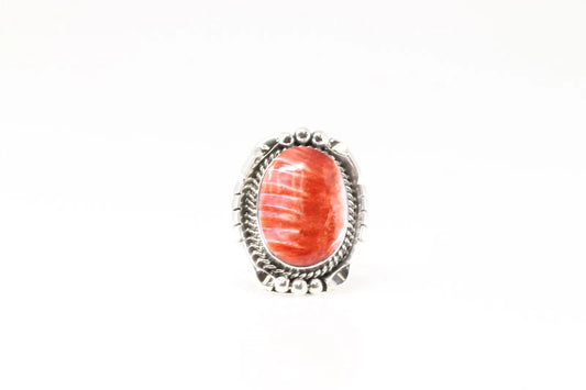 Native Spiny Oyster Ring by Samuel Yellowhair