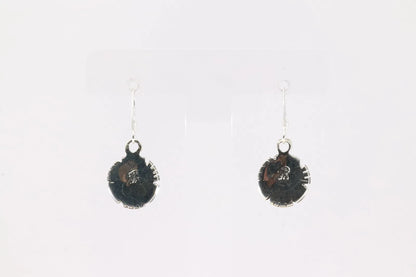 Native Made Turquoise Dangle Earrings by Amos Begay