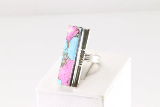 Cotton Candy  rectangle ring by Steve Francisco