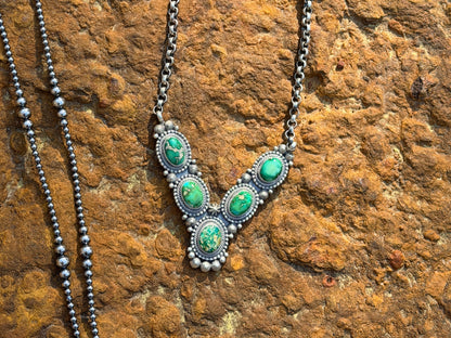 Sonoran Gold Necklace by Navajo Tom Lewis
