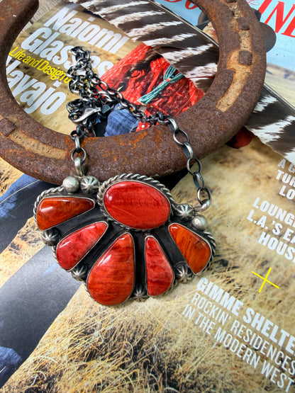 Augustine Largo Half Cluster Spiny Necklace