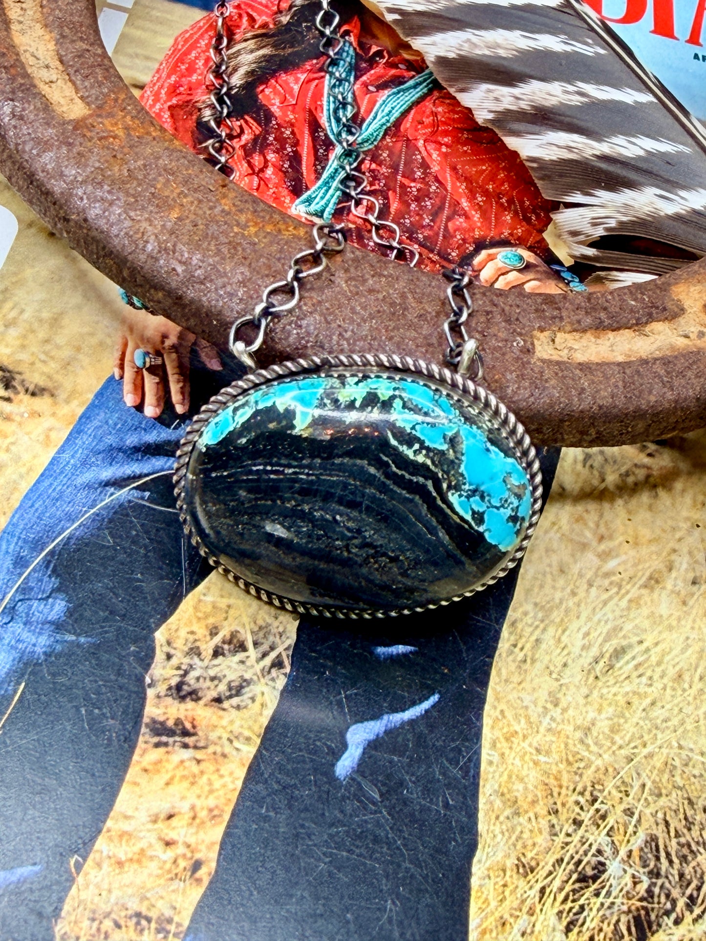 Native Made Blackjack Necklace by Tia Long