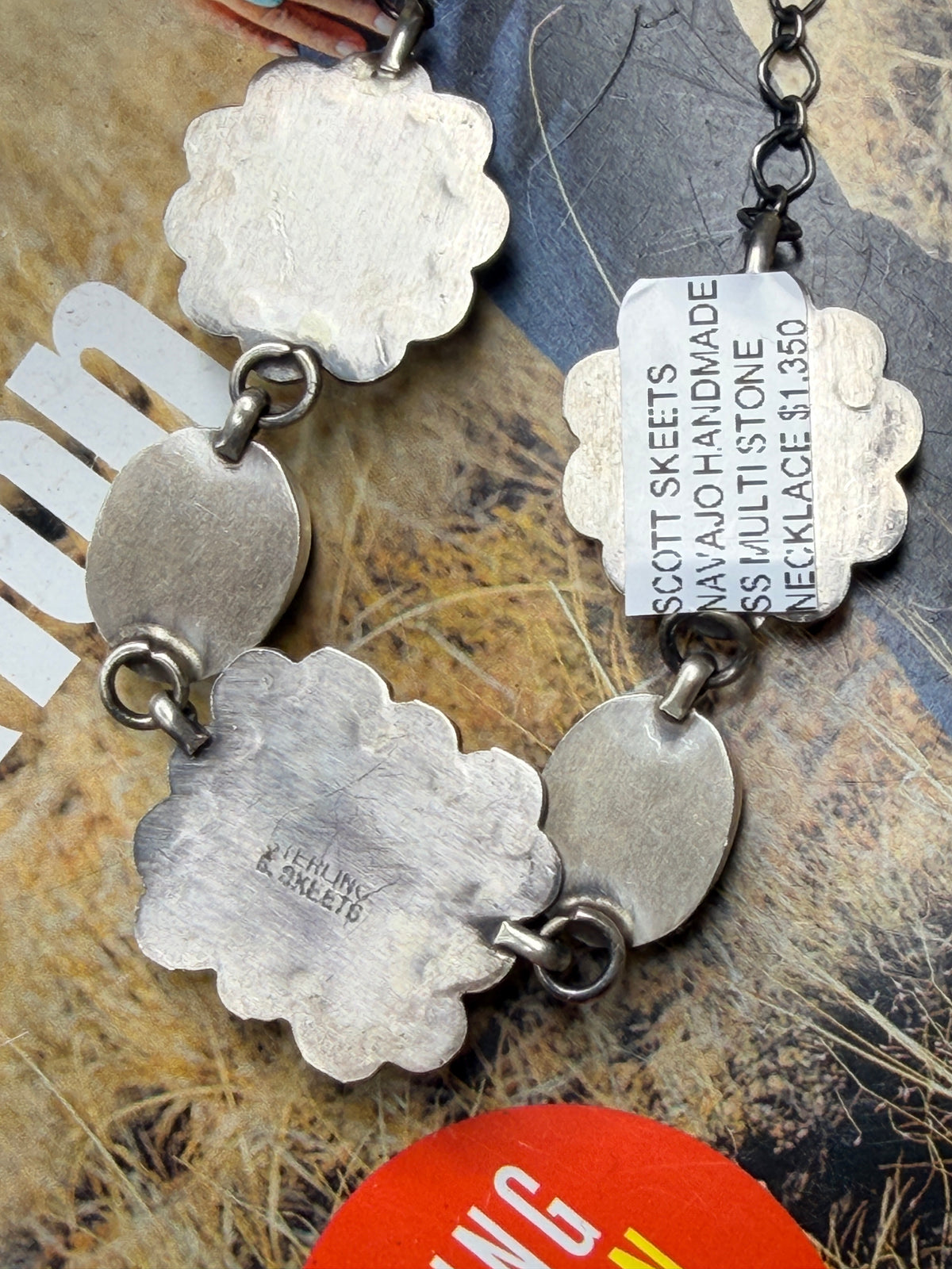 Scott Skeets Multi Stone Necklace