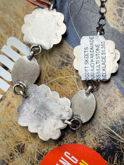 Scott Skeets Multi Stone Necklace