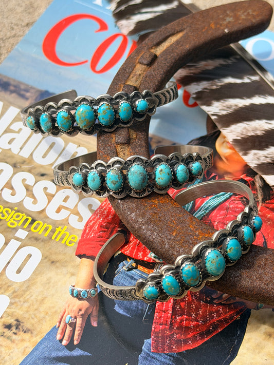 Native Made Nevada Turquoise Cuff