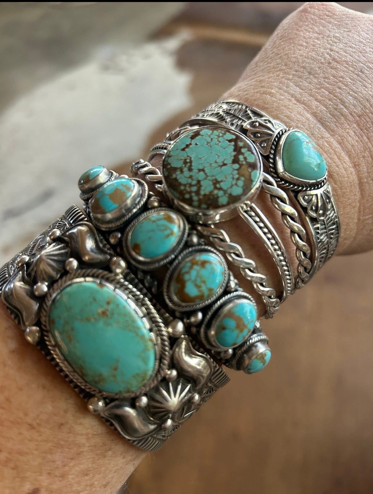Native Made Sunshine Reeves Kingman Cuff