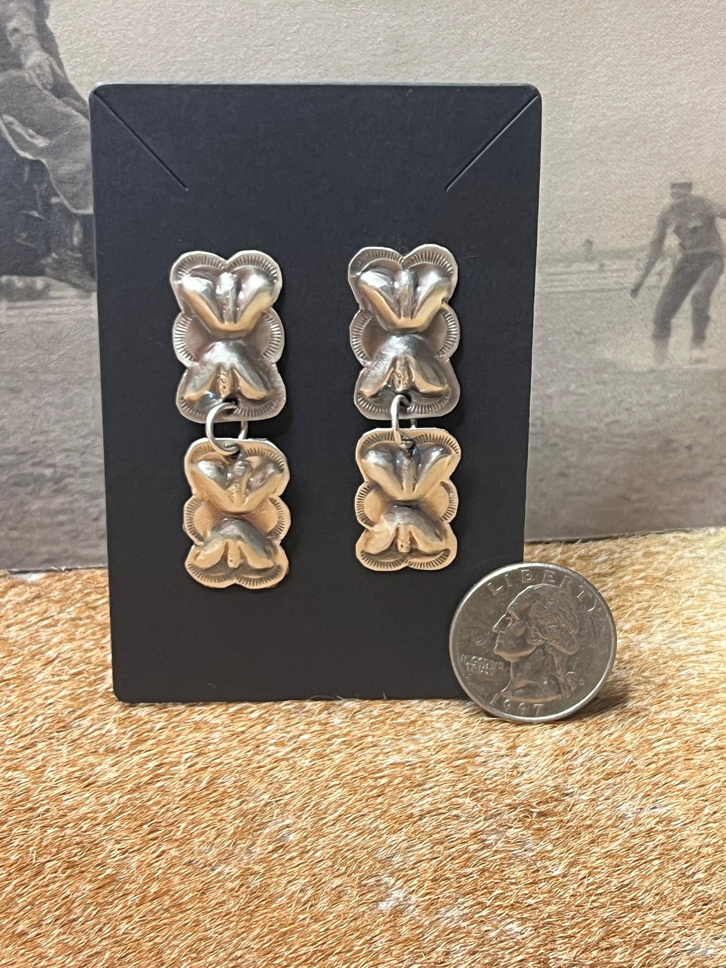 Double Butterfly Earrings