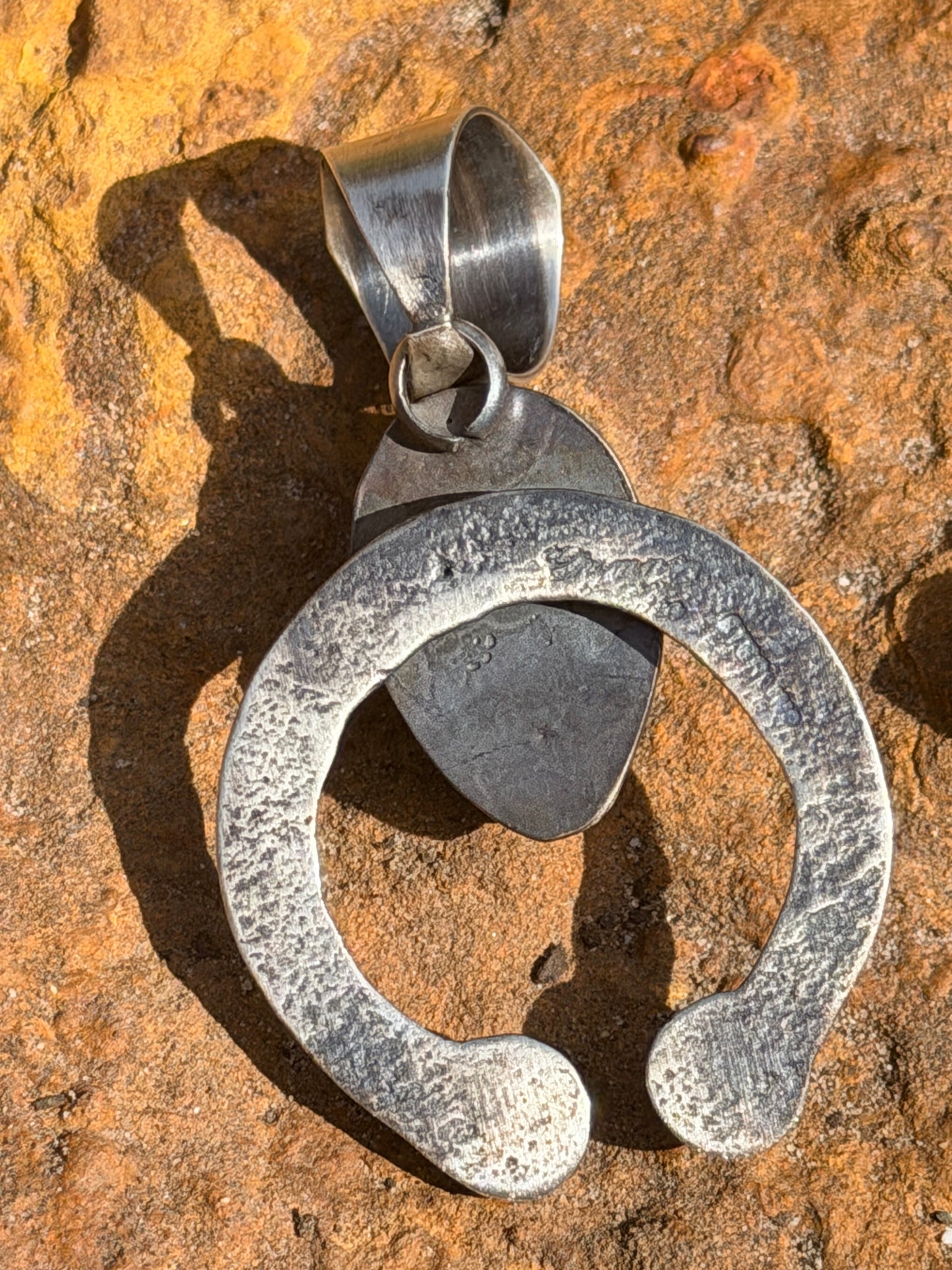 Native Made Lapis Naja by Chimeny Butte Pendant
