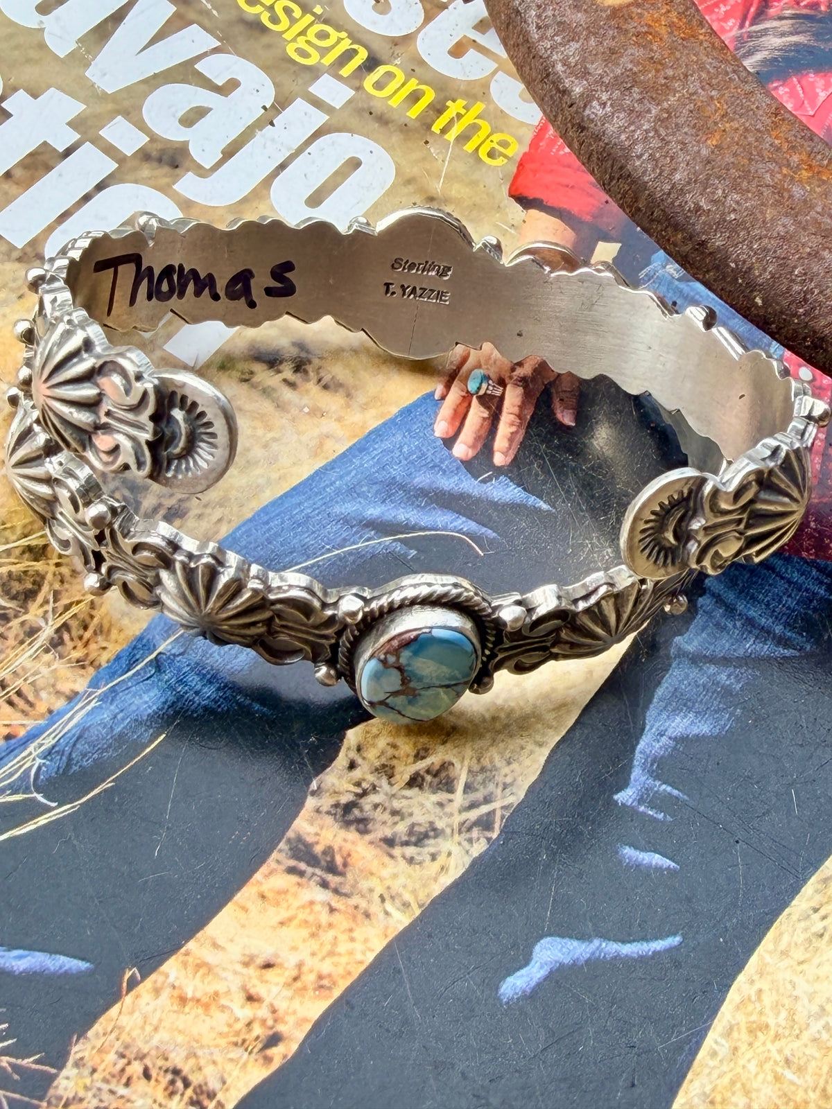 Thomas Yazzie Golden Hills Cuff