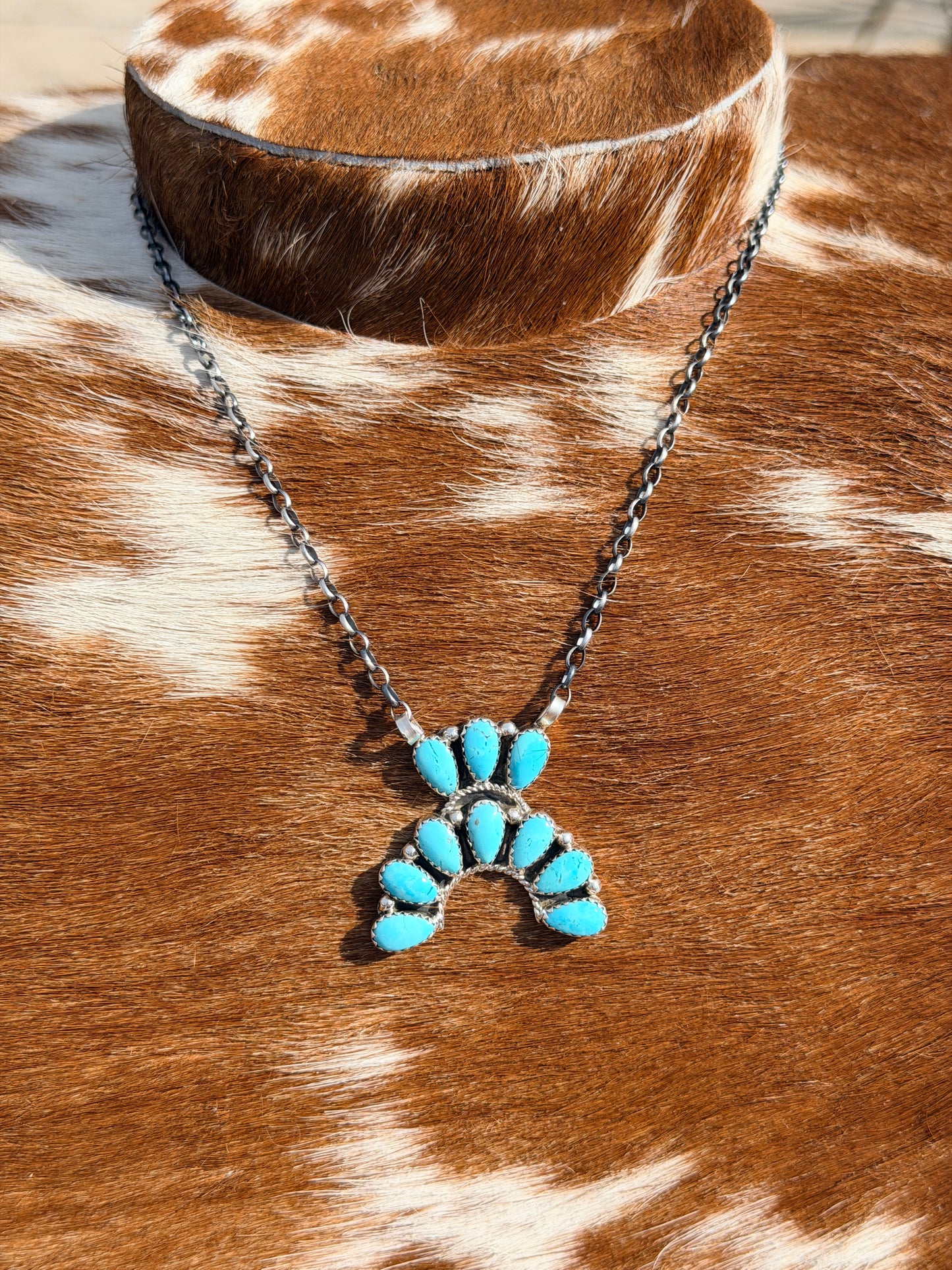 Navajo Squash Blossom Necklace