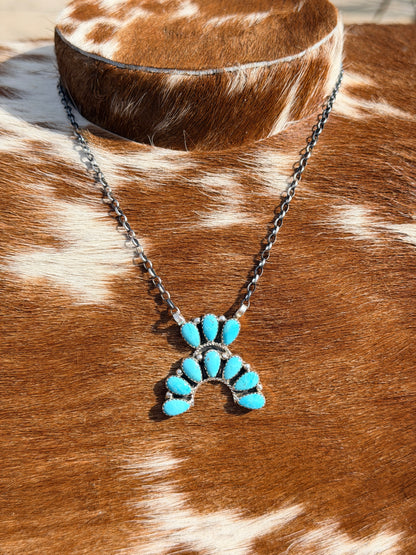 Navajo Squash Blossom Necklace