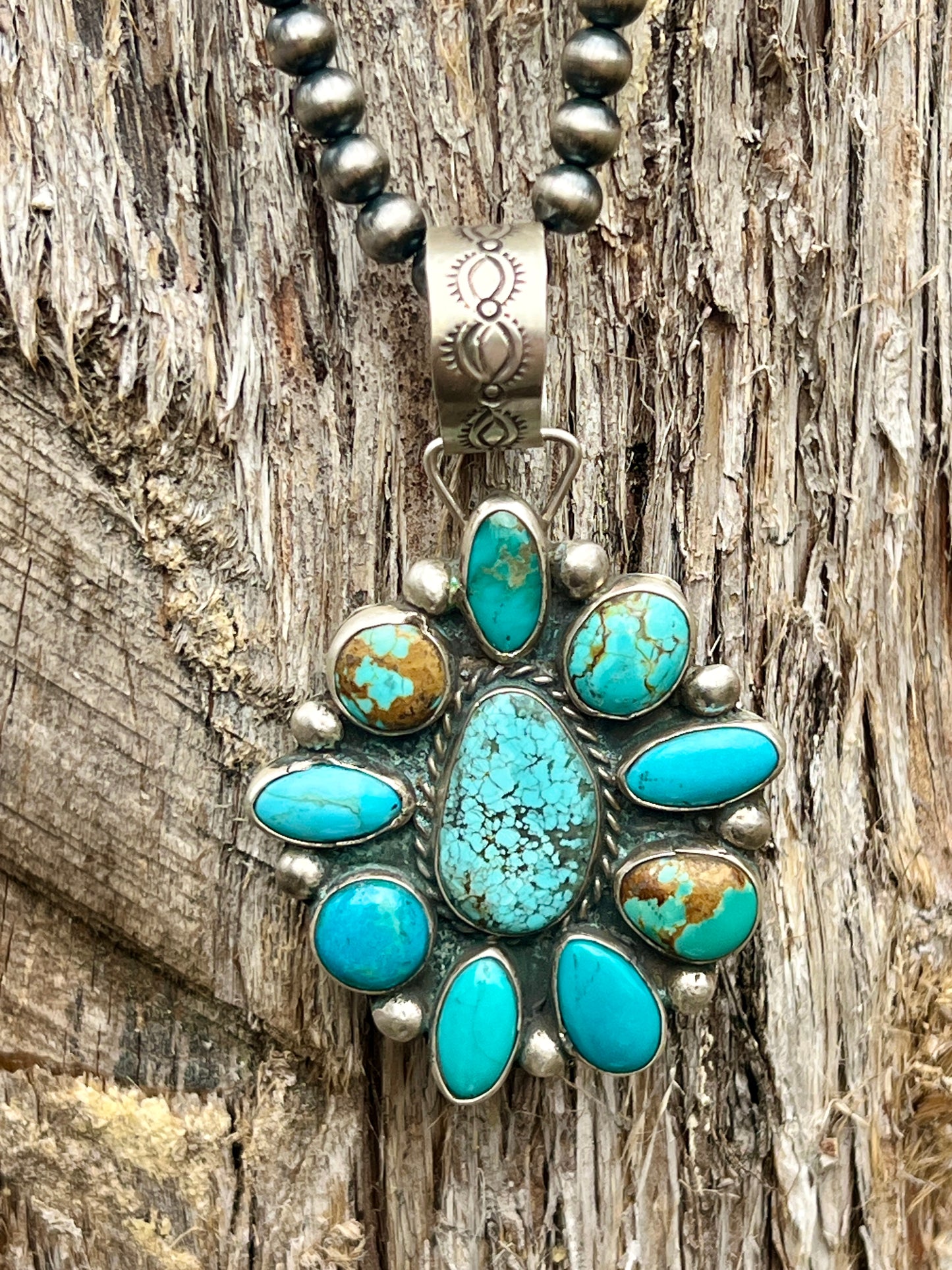 Geraldine James Large Cluster Pendant