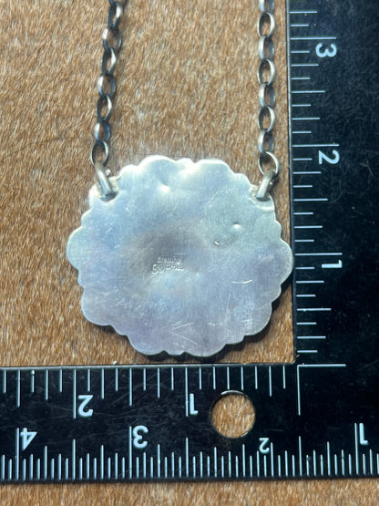Large Turquoise Cluster Necklace by Geraldine James