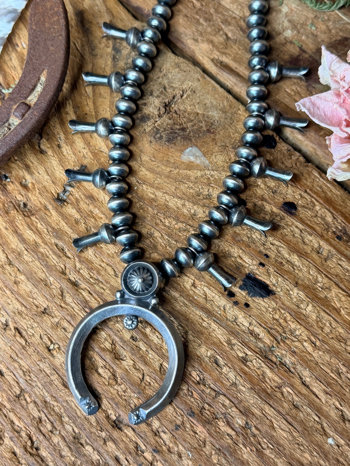 Preston Haley Squash Blossom Necklace
