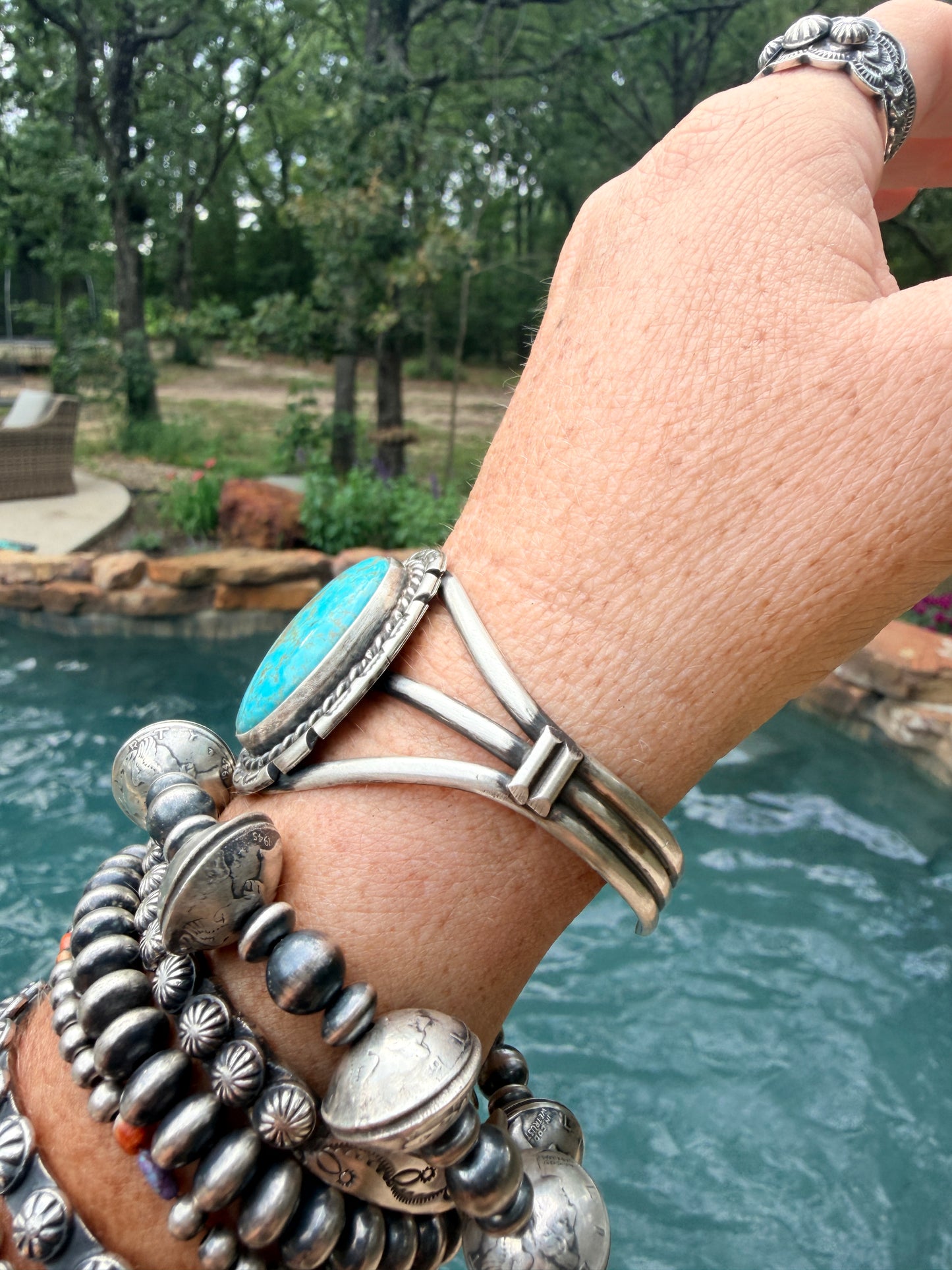 Native Made Augustine Largo Turquoise Cuff