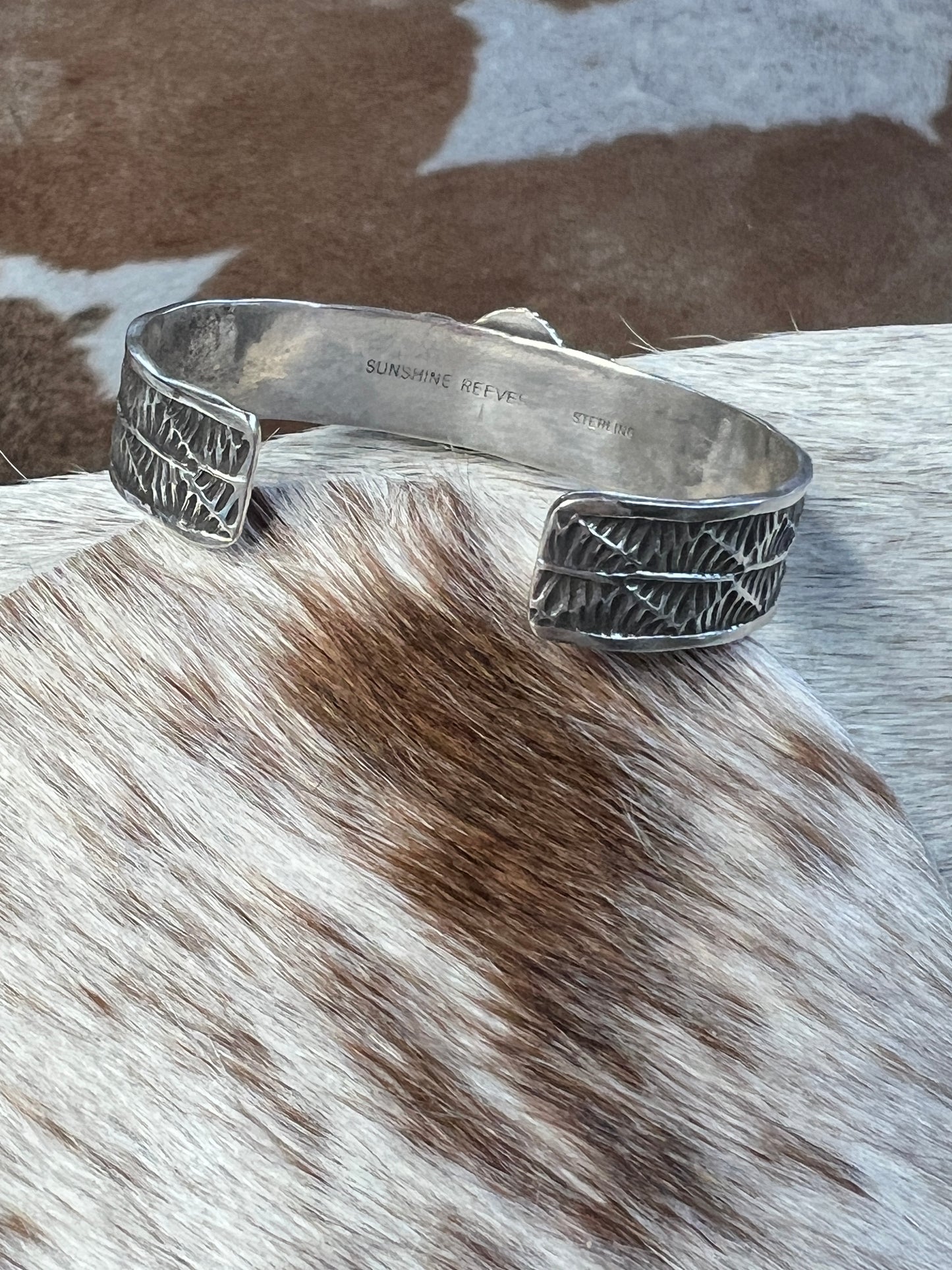 Native Made Sunshine Reeves Kingman Cuff