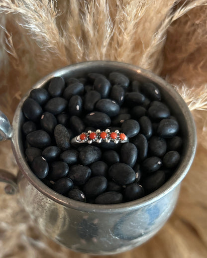 Coral Ring by April Haloo size 8.5