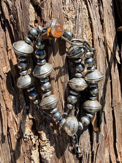 Mercury Dime Coin Bracelet with Round and Saucer Pearls