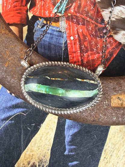Blackjack Necklace by Donovan Nez