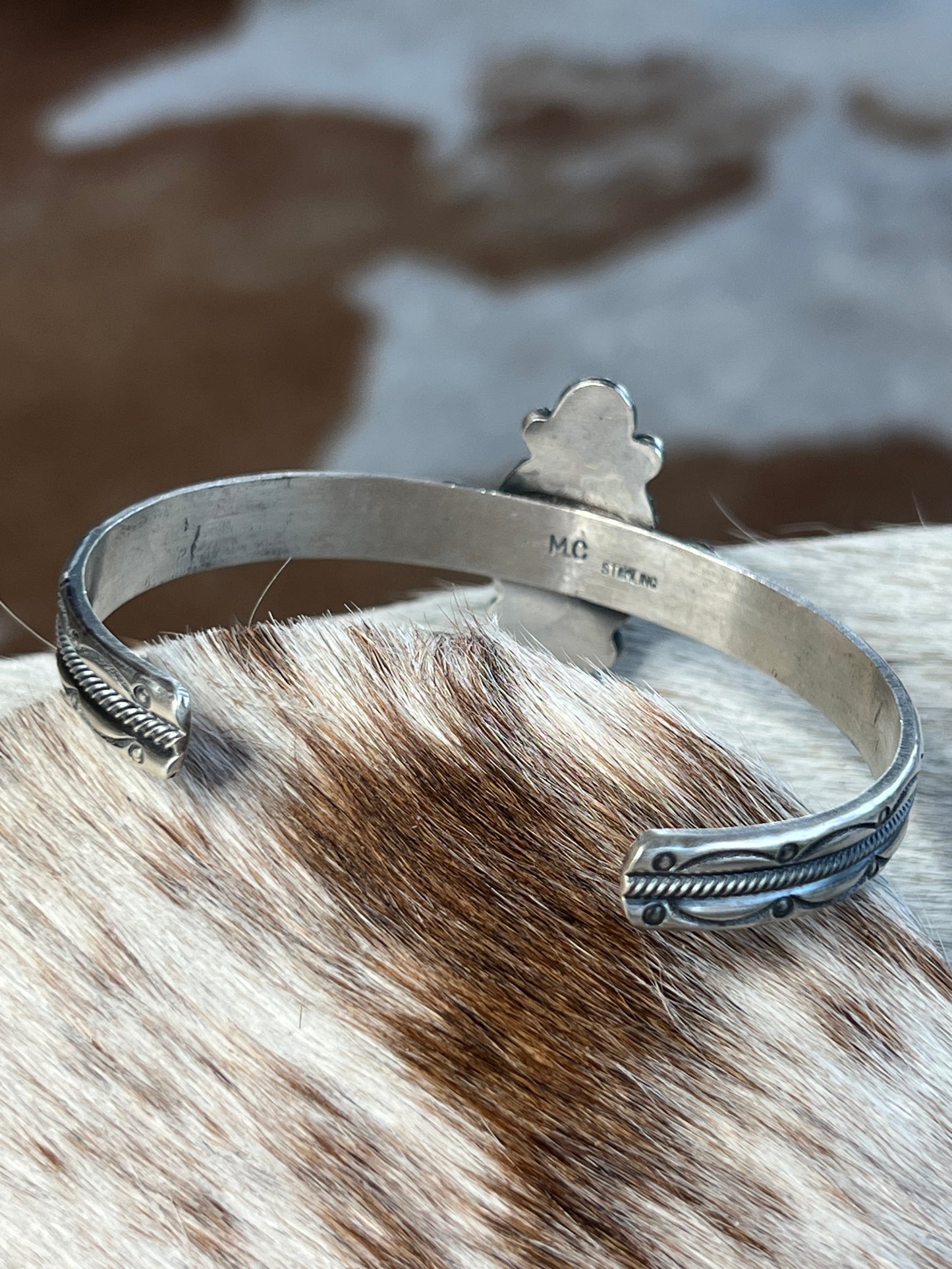 Native Made Turquoise Cuff by Mike Calladitto