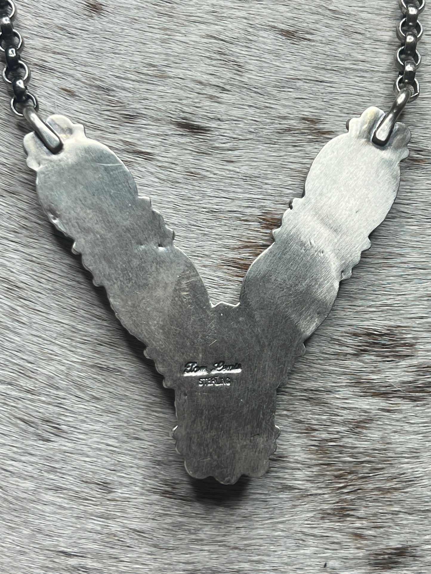 Sonoran Gold Necklace by Navajo Tom Lewis