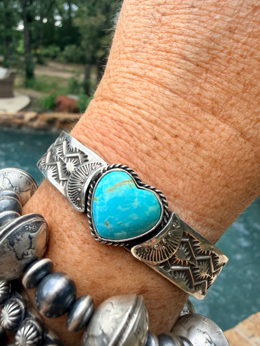 Native Made Sunshine Reeves Kingman Cuff