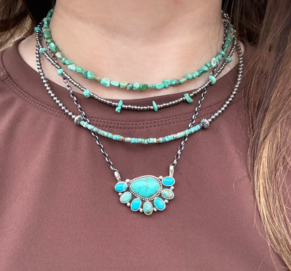 Turquoise Necklace by Geraldine James 18in